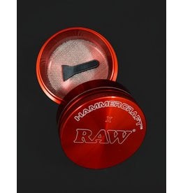 Raw Hammercraft X Raw Grinder 2.5" 4pc - Red