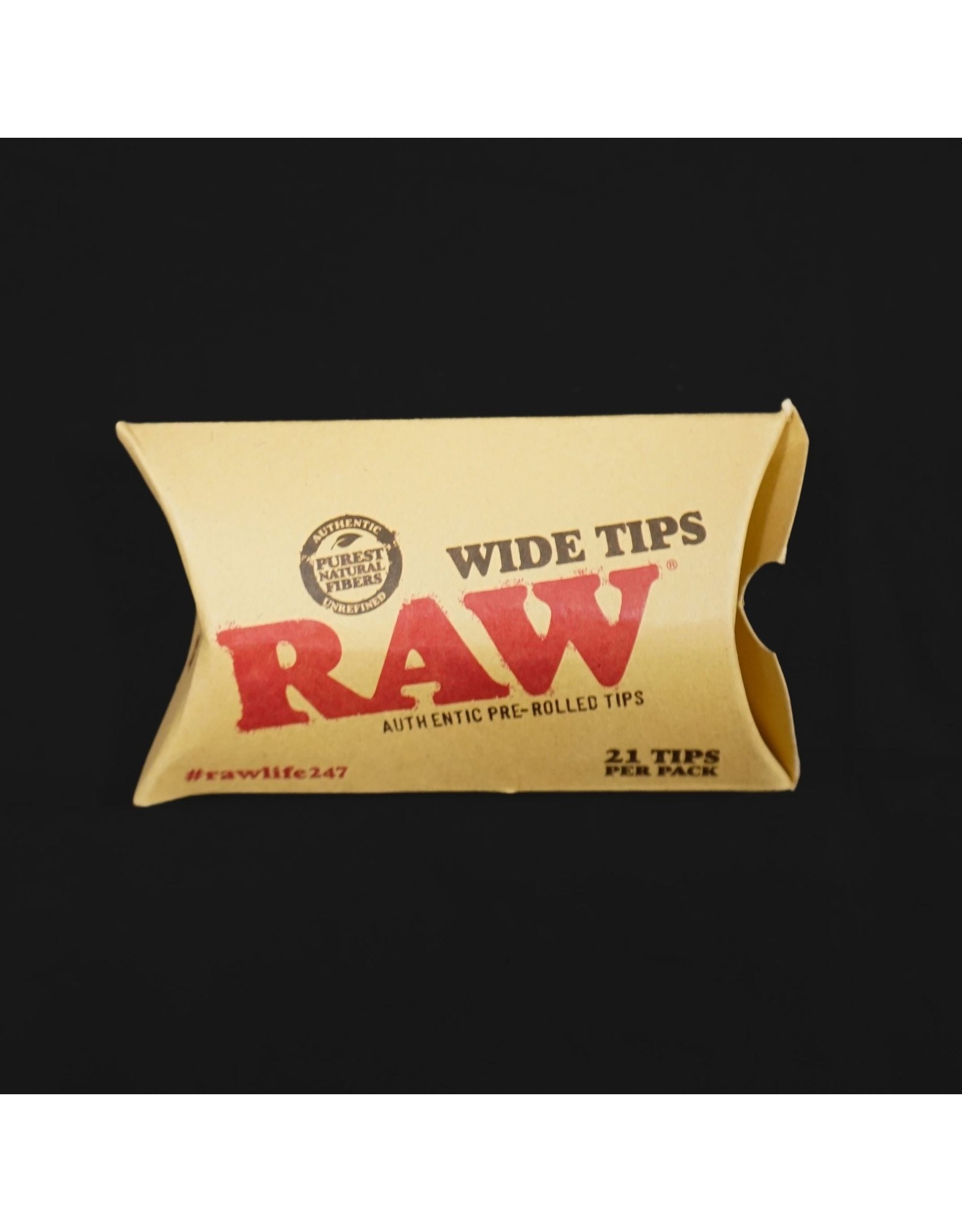 Raw Raw Pre-Rolled Wide Tips 21pk