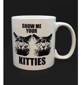 Ceramic Drinking Mug - Show me Your Kitties