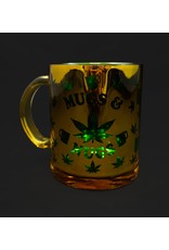 Mugs & Nugs Metallic Glass Coffee Mug