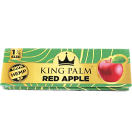 King Palm King Palm Flavored Hemp 1.25 Papers - Red Apple