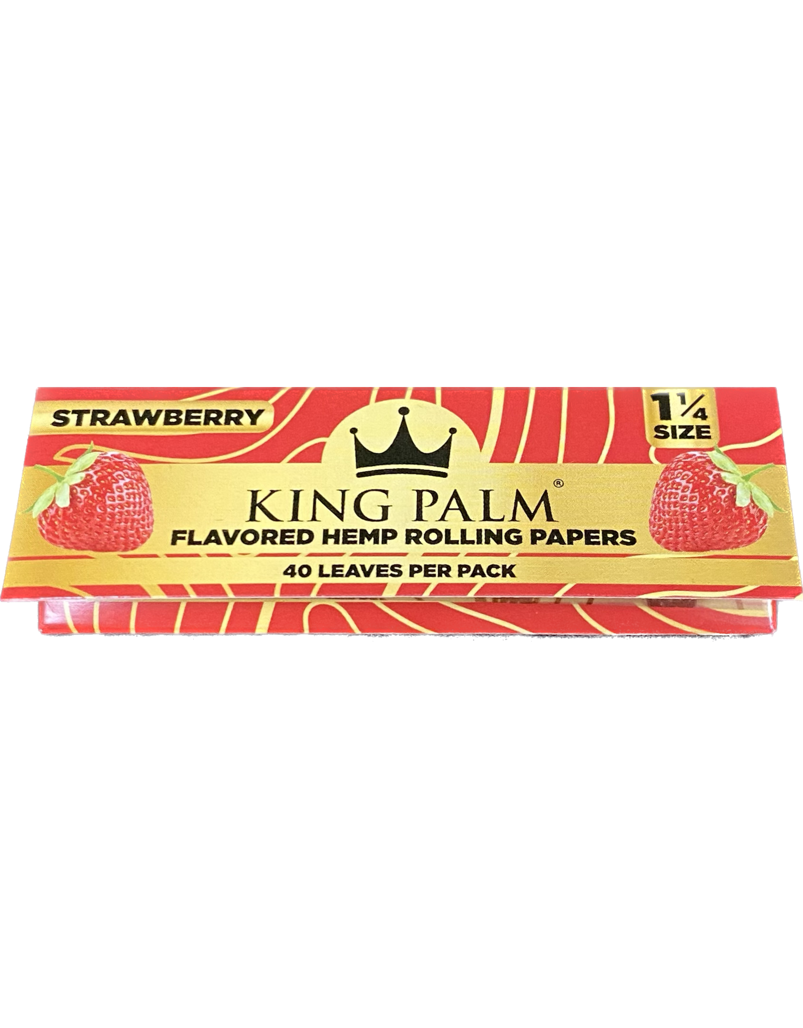 King Palm King Palm Flavored Hemp 1.25 Papers - Strawberry