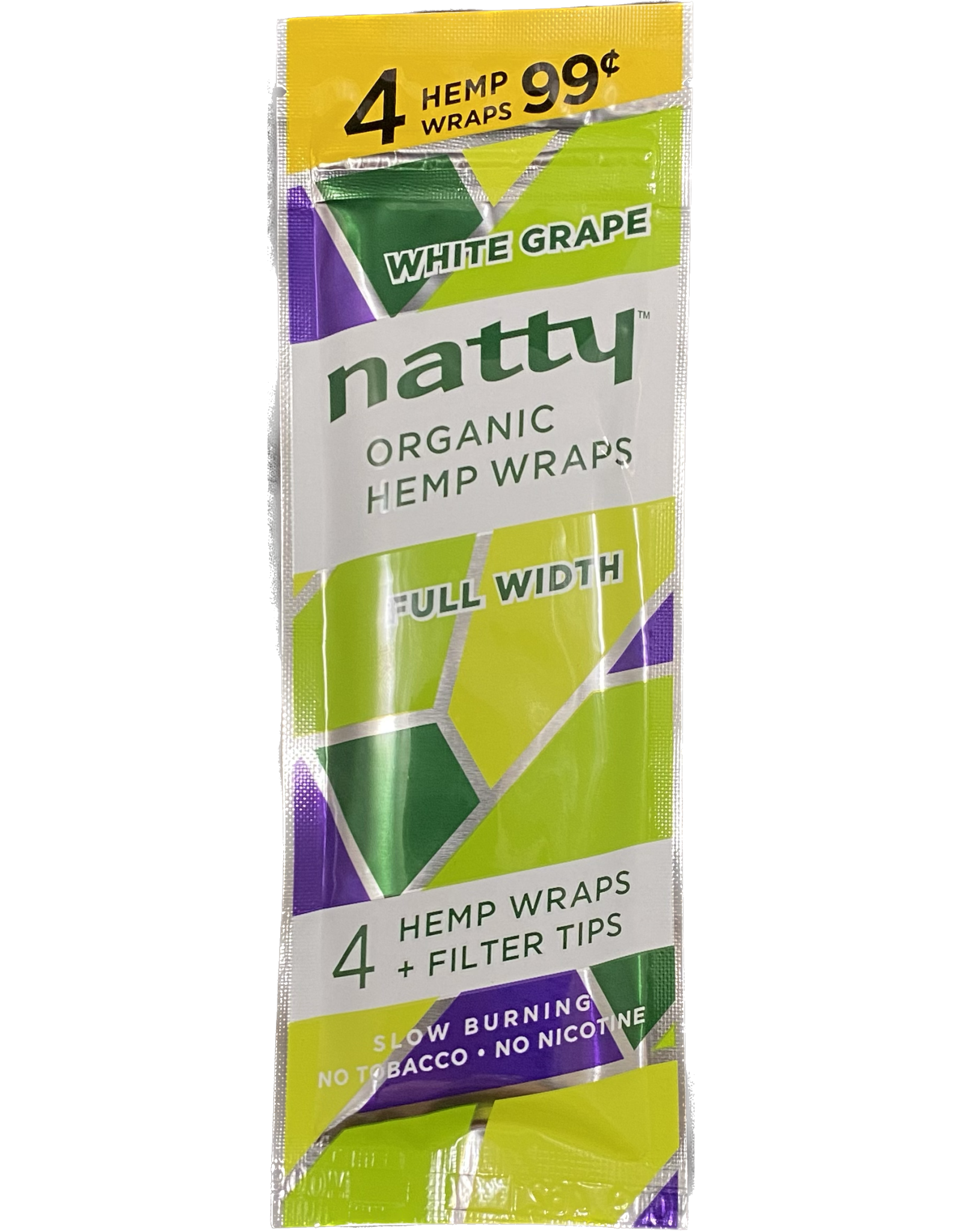 Natty Wraps Natty Organic Hemp Wraps White Grape