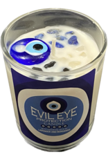 Evil Eye Glass Candle Jar