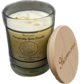 Harmonia Soy Gem Candle - Prosperity Citrine