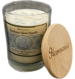Harmonia Soy Gem Candle - Guidance Angelite