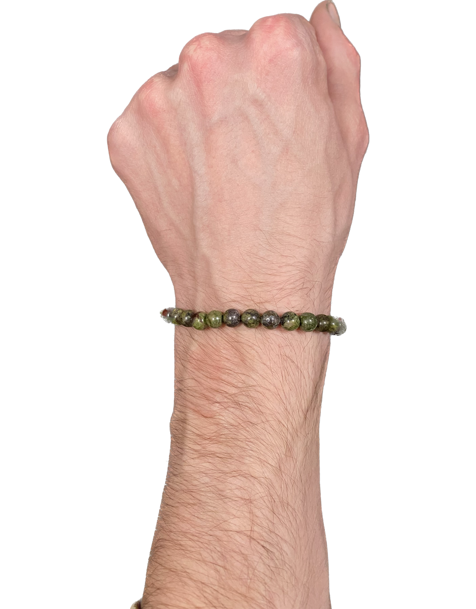 Bracelet élastique billes 6mm pierre naturelle femme 0221032