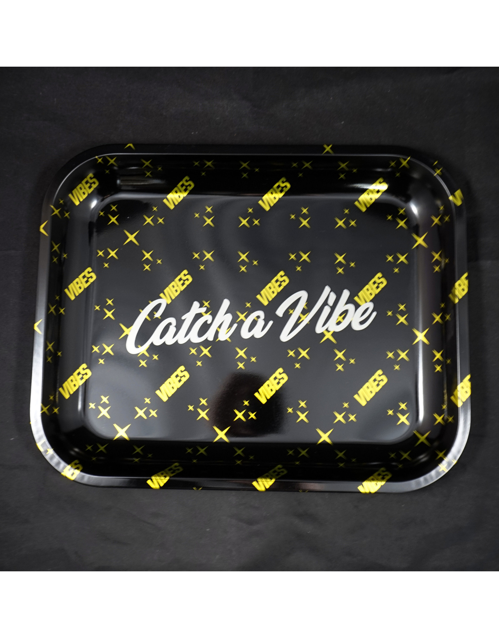 Vibes Papers VIBES Metal Rolling Tray - Catch a Vibe Large