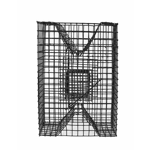 Joy Fish Pinfish Trap 24" X 14" X 8" Large Vinyl Coated Black