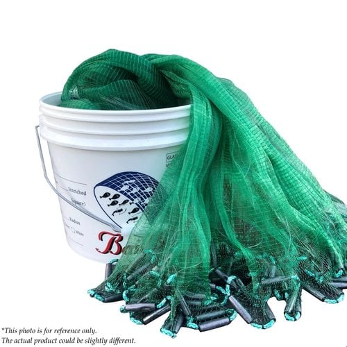 Humpback Bait Cast Net (3/8 sq mesh) - Deep Sea Series 2 Lb per