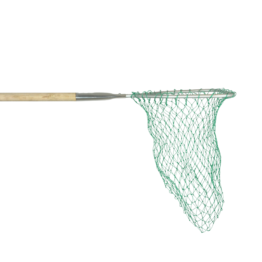 Joy Fish Landing Net 13 x 11 Hoop 4' Wood Handle
