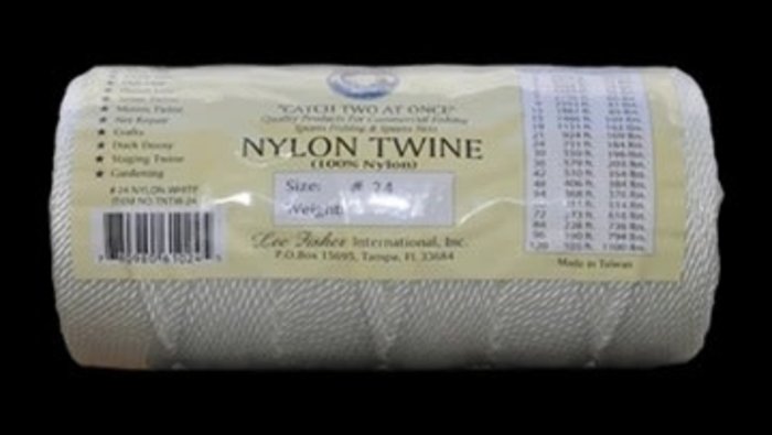 Joy Fish White and Tarred Twisted Nylon Twine