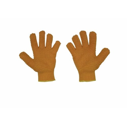 Joy Fish Orange Knit Vinyl Coated Glove