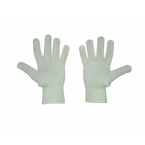 Joy Fish White Knit Nylon/Poly Glove
