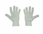 Joy Fish White Knit Nylon/Poly Glove