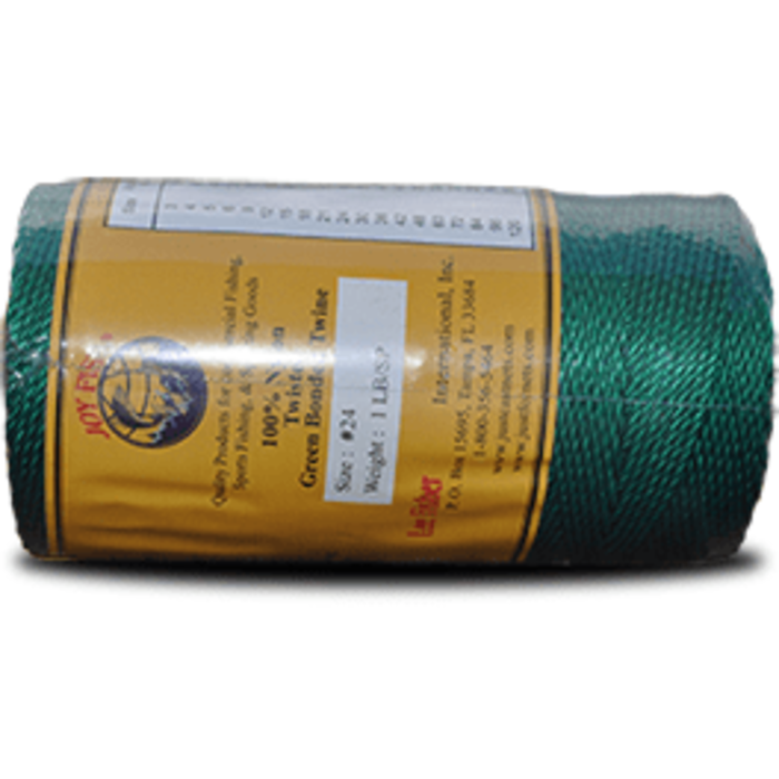 Joy Fish Green and Bonded Twisted Nylon Twine