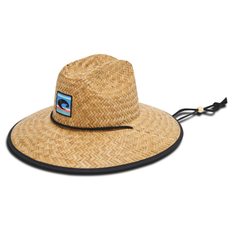 Costa del Mar Lifeguard Straw Hat Fiesta Prt - Florida Fishing Outfitters  Tackle Store