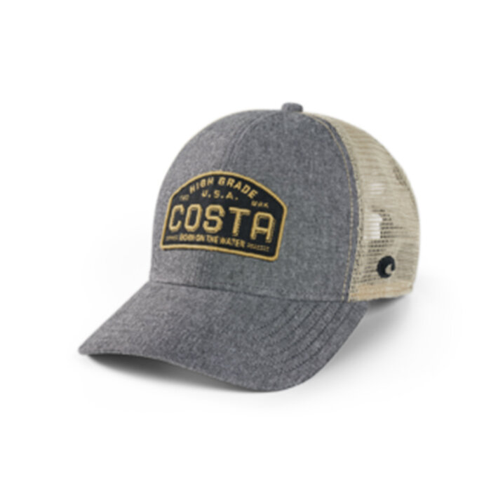 Costa del Mar Regular Fit Trucker High Grade Hat Gray