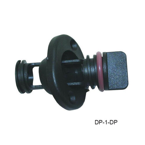 T-H Marine Drain Plug - Black