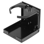 T-H Marine Adjustable Drink Holder w/Stainless Steel hardware Black