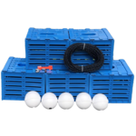 Joy Fish Stone Crab Trap 5 Set Kit Plastic Blue