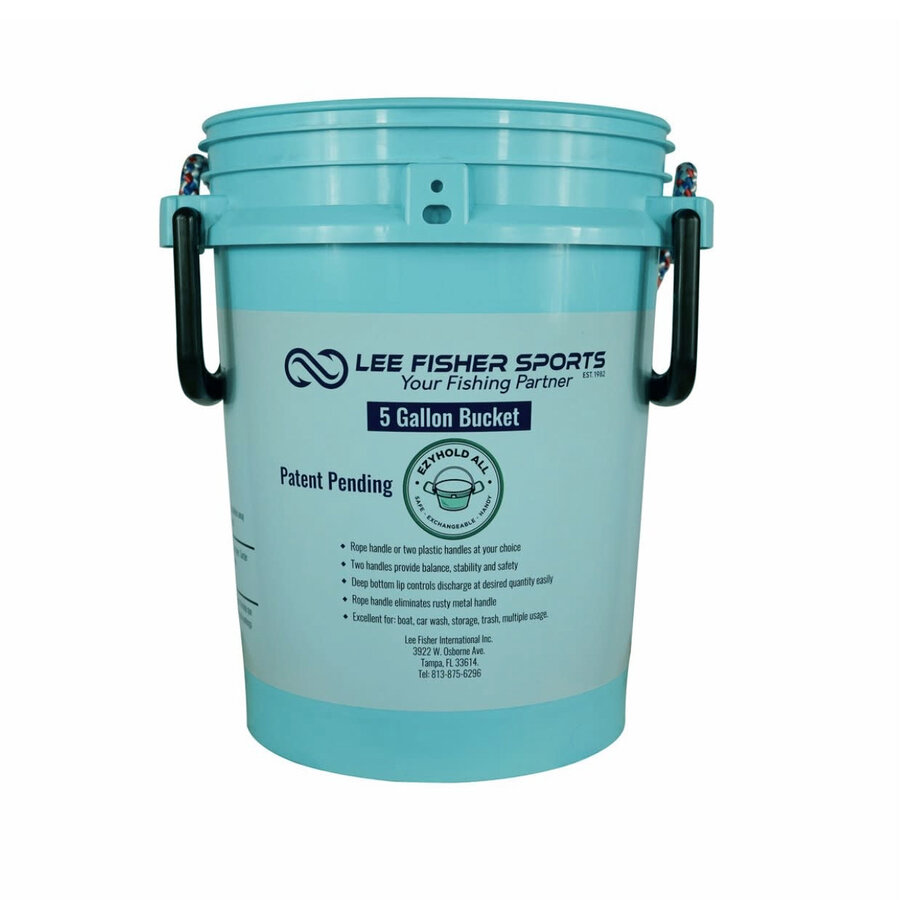 Lee Fisher Sports 5 Gallon Bucket with Rope Handle