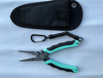 Lee Fisher Sports 7.5" Stainless Steel Split Ring Plier w/tungsten cutter
