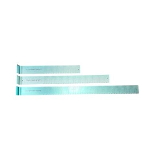 Lee Fisher Sports Metal Ruler Aqua Blue