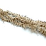 Hareline Dubbin Brown Barred Magnum Rabbit Strips