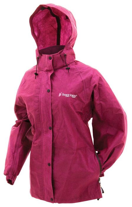 Frogg Toggs Pro Action Waterproof Women's Rain Jacket  M Cherry