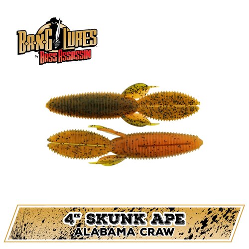 Bass Assassin B.A.N.G. Lures Skunk Ape
