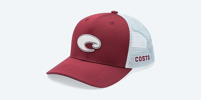 Costa Del Mar Core Performance Trucker Maroon
