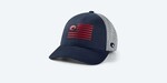 Costa del Mar Twill Trucker Pride Logo Hat Navy/Heather