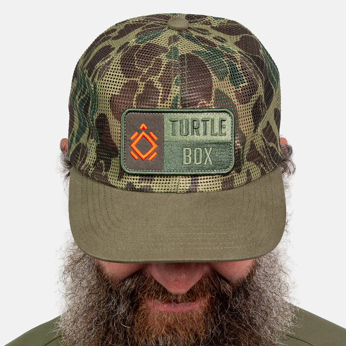 TurtleBox All Mesh Camo Trucker Hat
