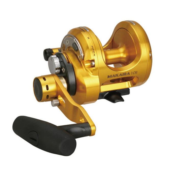 Makaira Machined Aluminum Gold 2-Speed Lever Drags