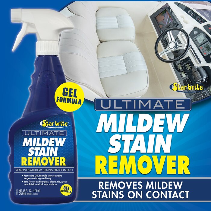 Star Brite Ultimate Mildew Stain Remover Gel Spray 16 oz