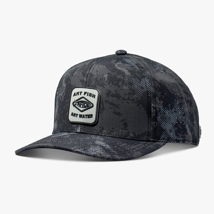 Aftco Flippin' Tech Hat Black Storm Camo