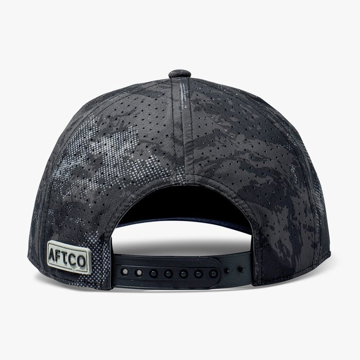 Aftco Flippin' Tech Hat Black Storm Camo