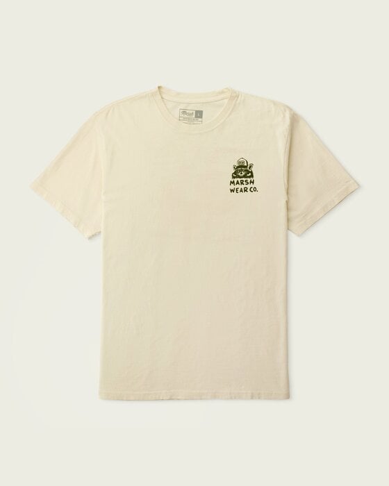 Marsh Wear Stay Awhile T-Shirt Vintage White