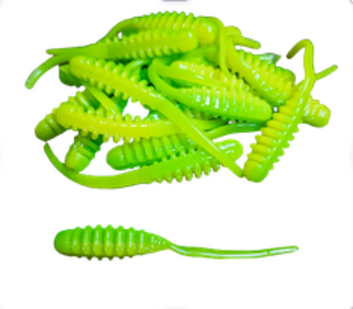 JamFab Jigs Zipper Crappie Minnow Lemon Line