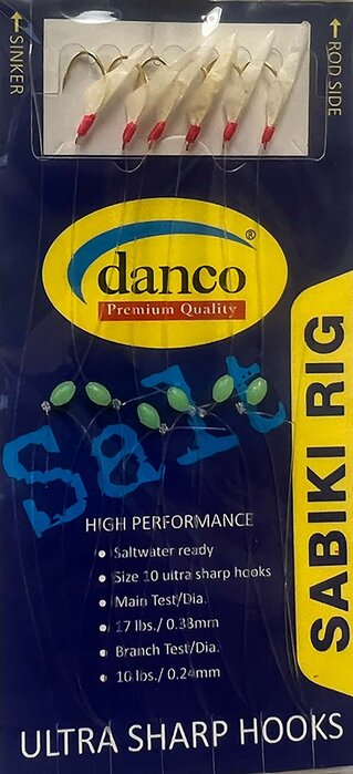 Danco Fluorocarbon Sabiki Rig