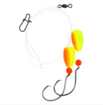 Eagle Claw Lazer Sharp Pompano Double Hook Rigs