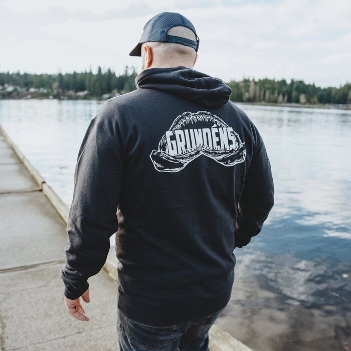 Grundens Apex Predator Black Hoodie