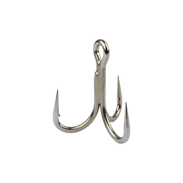 Mustad Jawlok In-Line Treble Hook, 5x Strong