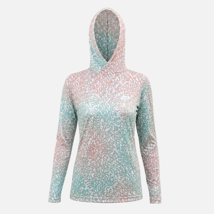 Waterman Outfitters Womens Coral Sea Breeze Hoodie