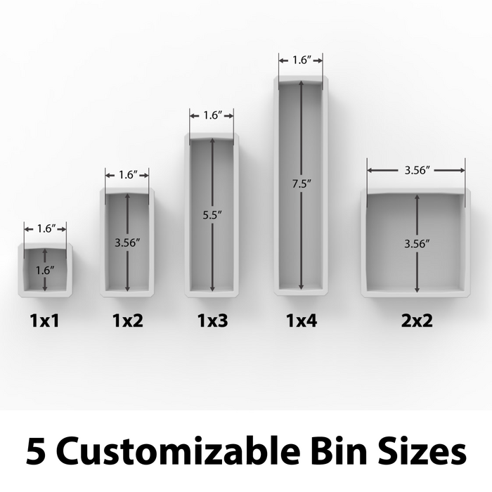 Buzbe Customizable Bins