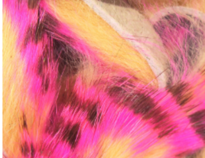 Hareline Dubbin Magnum Tiger Barred Strips