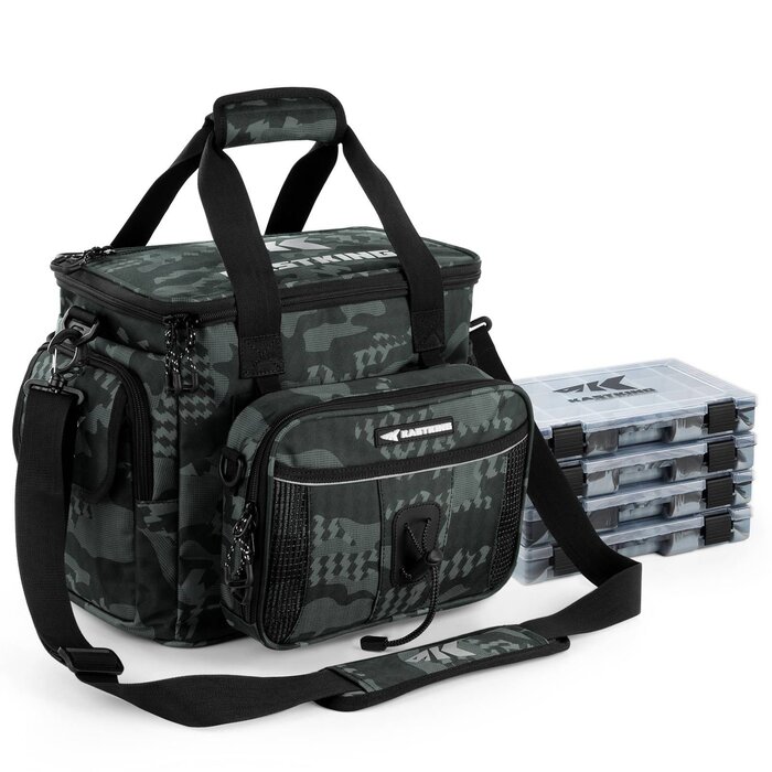 Kastking Bait Space Tackle Bag, Black Camo