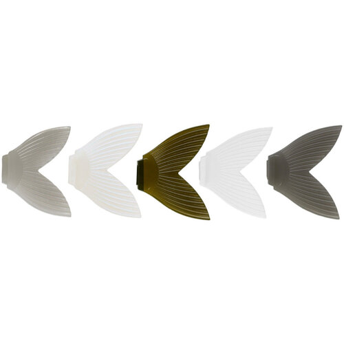 Bucca Trick Shad Replacement Tails 6" Multi Color