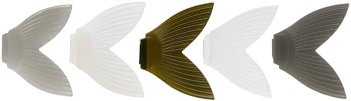 Bucca Trick Shad Replacement Tails 6" Multi Color